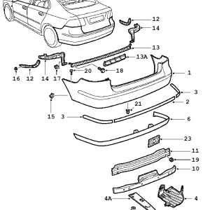 Bumper: Rear (03-07)