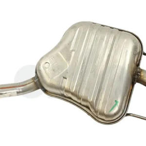 Rear LH Muffler w/ Chrome Tailpipe (FWD Sedan / Convertible)