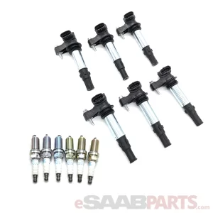 Ignition Coil and Spark Plug Kit (B284L 2006-2008) Saab 12788884